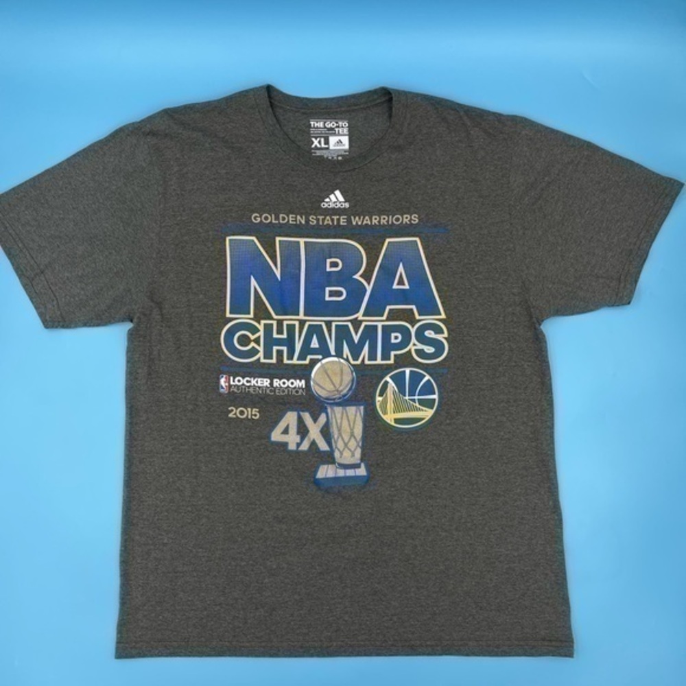 ADIDAS NBA Golden State Warrior 2015 Champs Locker Room Tee